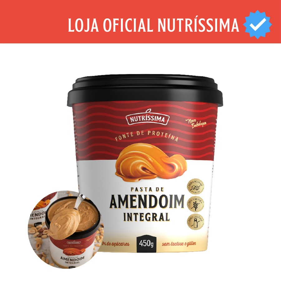 Pasta De Amendoim Integral 1kg VitaPower - Cookies Kit 2x Tapioca