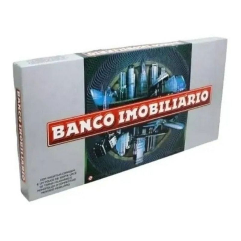 Banco Imobiliário Jogo Tabuleiro Tradicional.