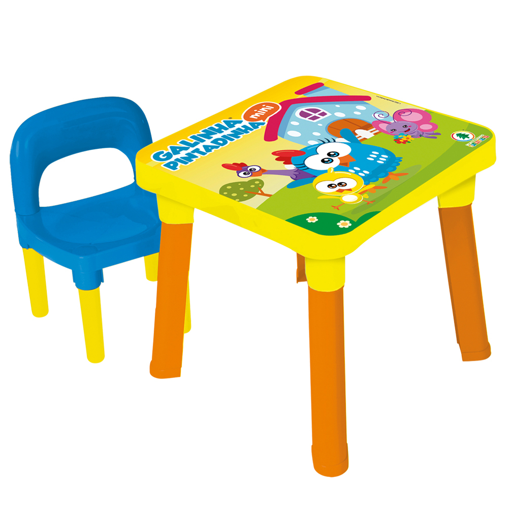 Brinquedo Infantil Tapa Na Mesa Galinha Pintadinha Nig - N/A