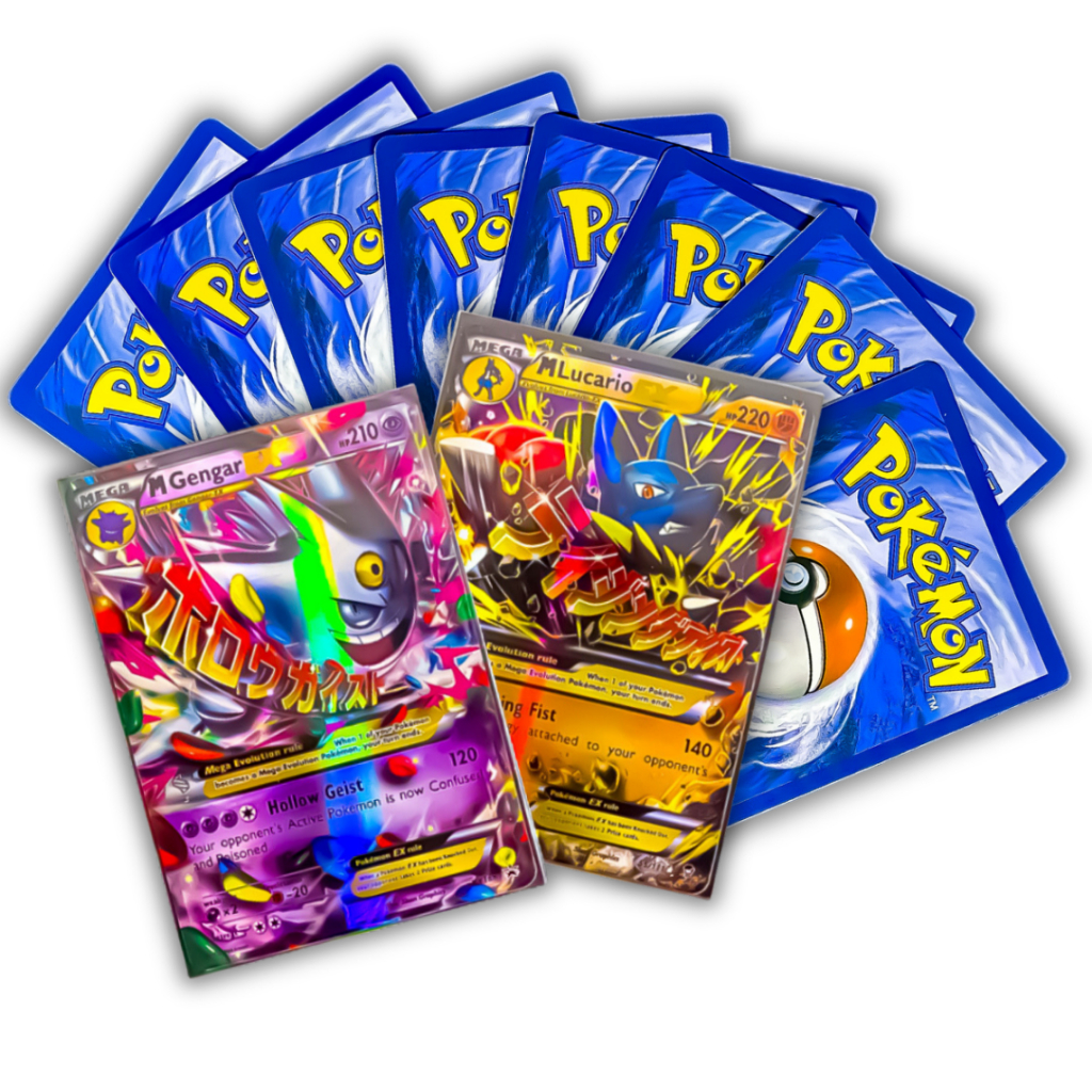 10/20PCS French Version Pokemon Cards V GX MEGA TAG TEAM EX Game