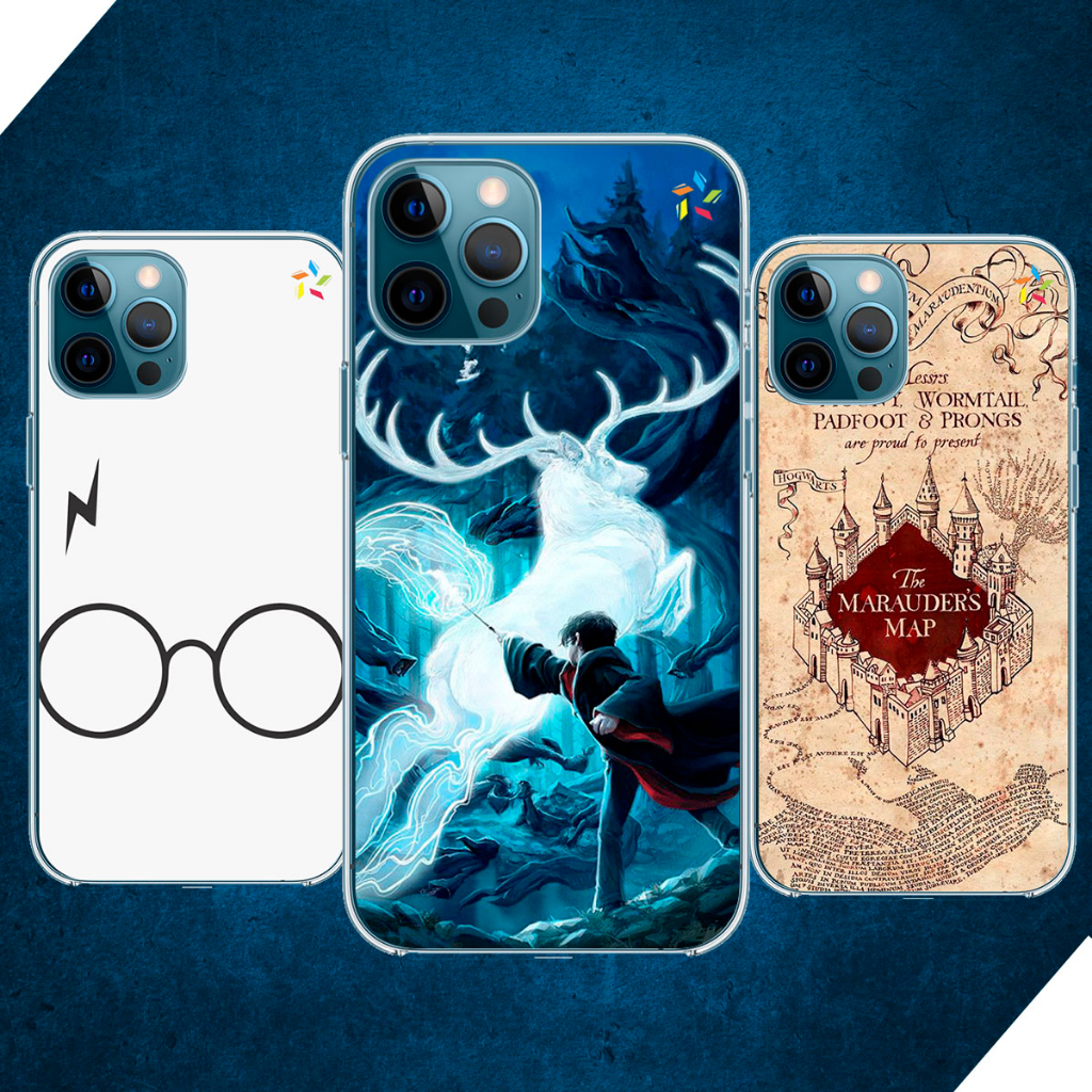 Capa Capinha Case para Celular Xiaomi - Harry Potter; Hogwarts; Mapa do Maroto; Relíquias da Morte.
