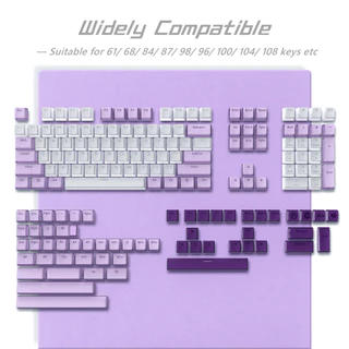 Keycaps Pudim para teclado mecânico em PBT, perfil OEM (Conjunto de teclas)