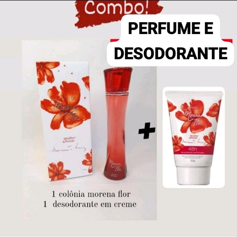 Kit Colonia Desodorante Mulher E Poesia Morena Flor Avon Shopee Brasil 