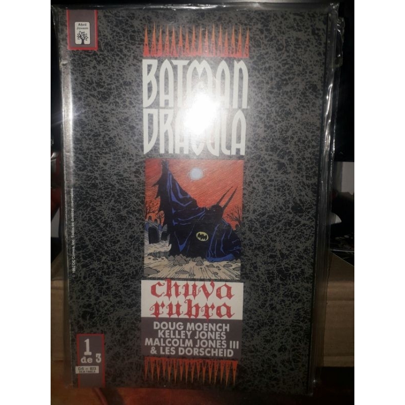 Batman Dracula Chuva Rubra minissérie completa Editora Abril