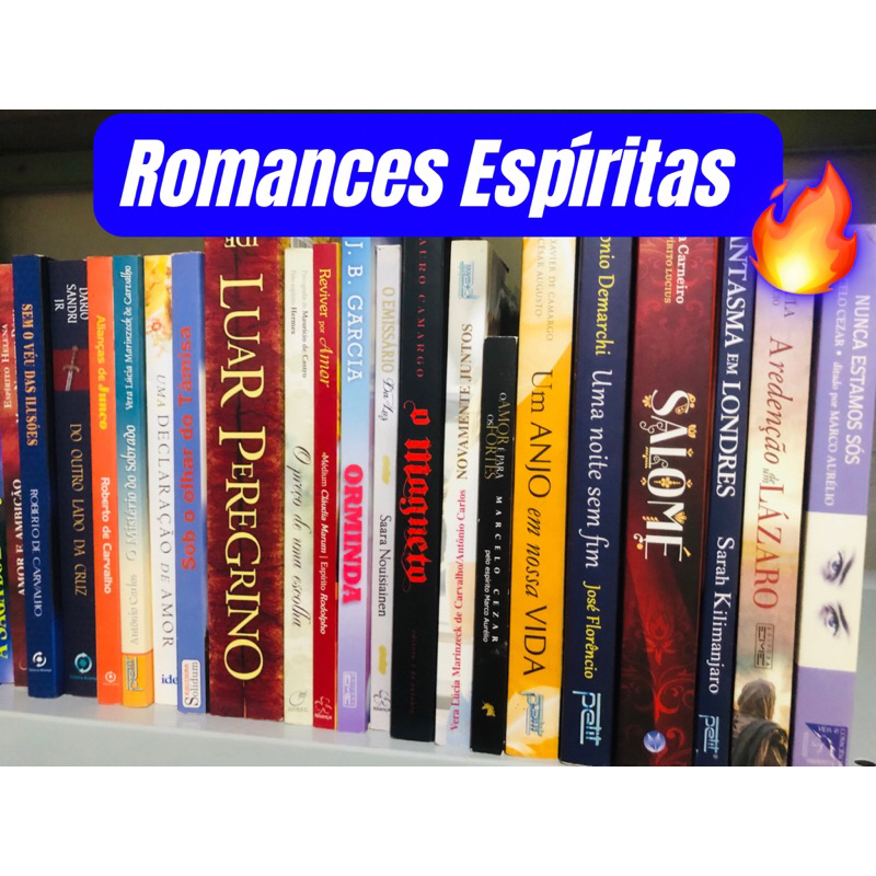 Livro de Romance Espírita Seminovos - Autores Diversos | Shopee Brasil
