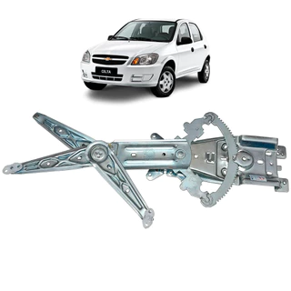 Máquina de vidro Elétrica Celta Prisma 4 Portas Dianteira Para Motor Original 8 Dentes