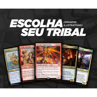 Kit iniciante tribos com 20 cartas de magic the gathering!