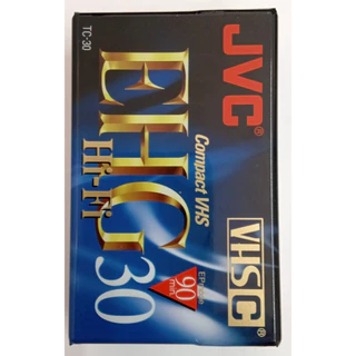 Fita VHS-C JVC EHG lacrada T-30 T-45 fita para filmadora