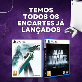 Encarte Capa/Cover impresso para PS5 - Impressão de altíssima qualidade by AmoMeuGame