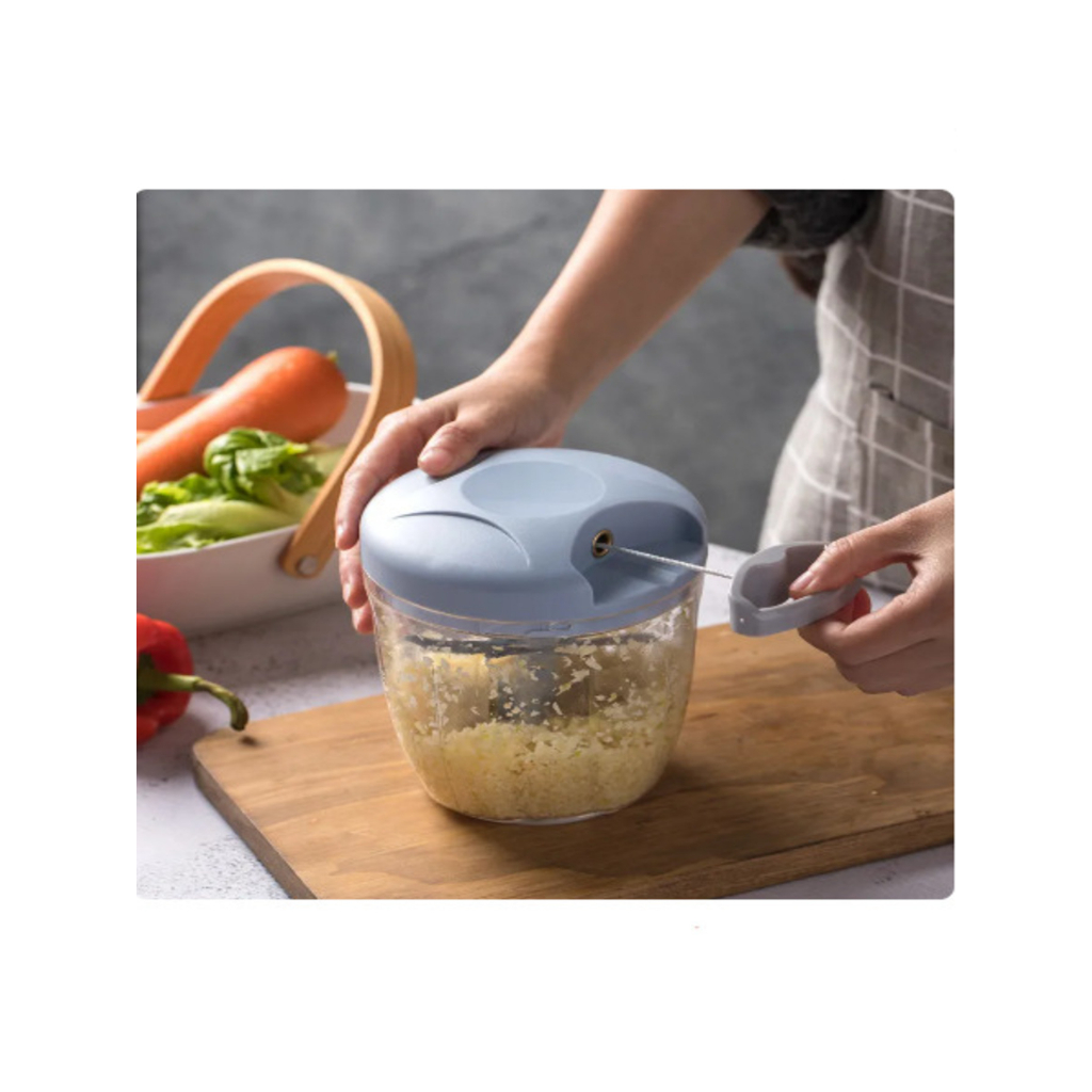 900ML Cortador de Legumes Rotativo Fatiador de Frutas Alho Triturador de Queijo