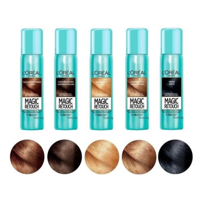 Spray Magic Retouch L'Oréal Retoque de Raiz Loreal - Escolher Cor ...