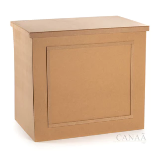 Mesa Boiserie em mdf cru dobrável cenário festa