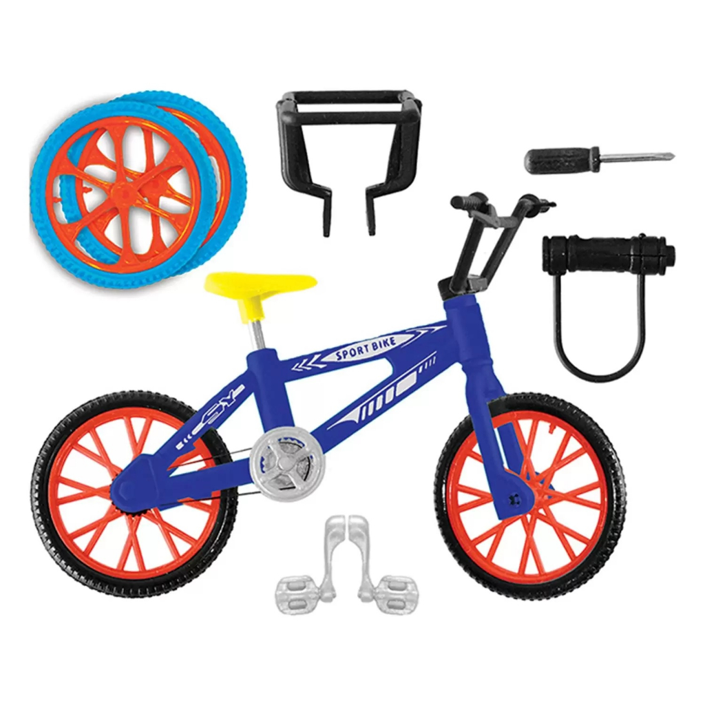 Kit Bicicleta + Skate De Dedo Com 5 Acessórios - Compre Agora