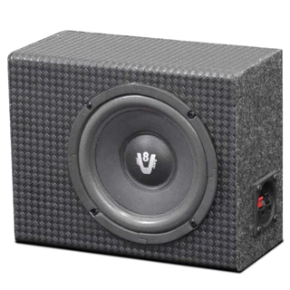 Caixa Som Automotivo Slim Para Caminhão Camionete Carro Suv Pick-up Subwoofer 6 100w