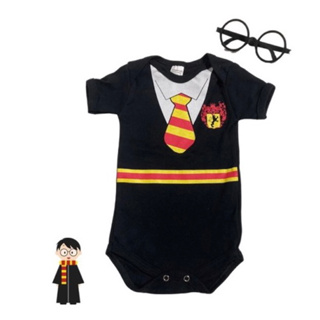 Body Bebe Personalizado Accio Expecto Mandrake Harry Potter em