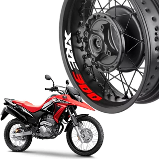 Kit 4 Adesivos Premium Interno Roda Moto Honda Xre 300 Xre300