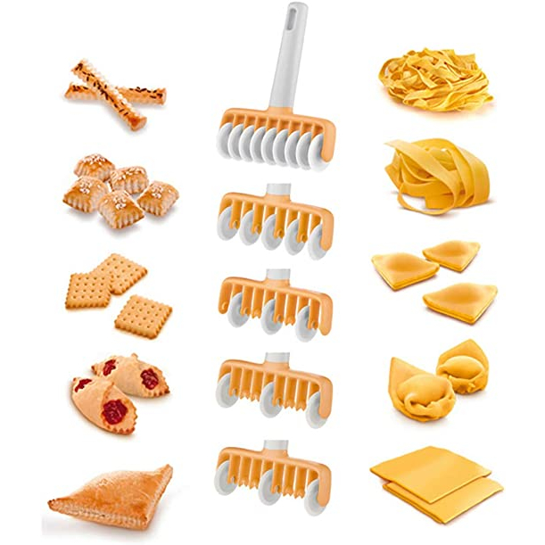 Rolo Cortador Regulável de Tiras Lisas Para Pasta Americana Carretilha Massas Bolo Fitas Artesanato