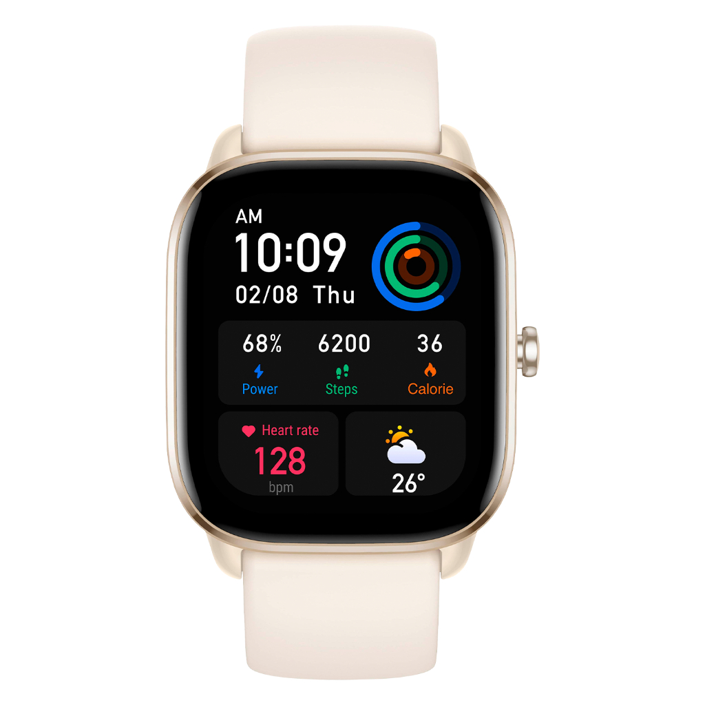 ORIGINAL Relógio Smartwatch Amazfit Gts 4 Mini A2176 Bluetooth Branco Preto Rosa