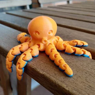 Criaturas Articuladas, Brinquedos Articulados, Animais articulados - Polvo