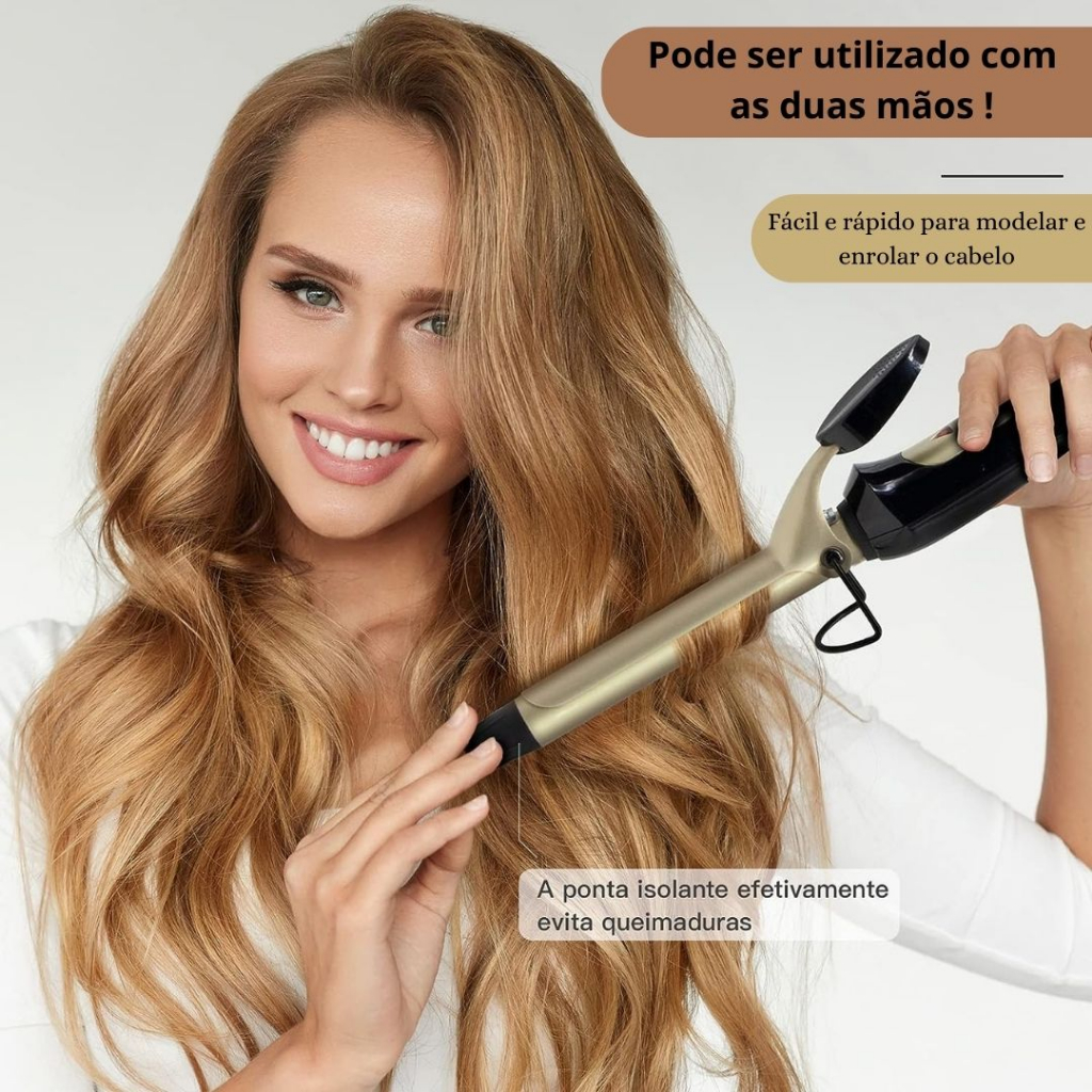 Modelador Profissional Morina de Cerâmica Para Cachos e Ondas Barril 25mm/19mm/20mm