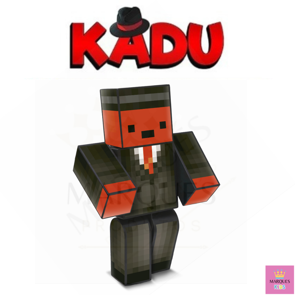 Boneco Kadu 25 cm Turma do Problems Minecraft Original | Shopee Brasil