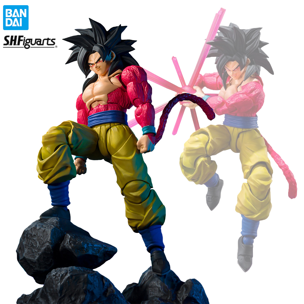 GOKU SSJ4 Super Saiyan 4 - Dragon Ball - S.H.Figuarts - Bandai Lacrado PRONTA ENTREGA