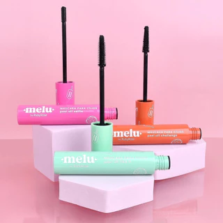 Máscara para cílios peel of para definição e volume textura em gel escova em silicone ruby rose