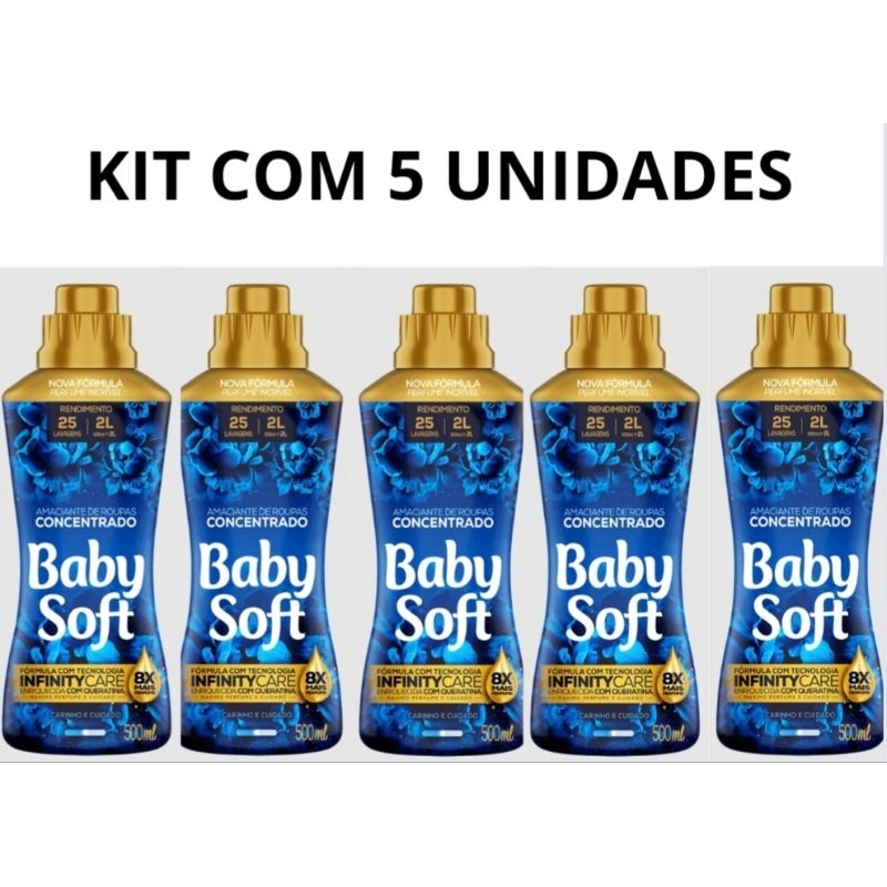 Amaciante Concentrado Baby Soft Pureza e Delicadeza - 1L