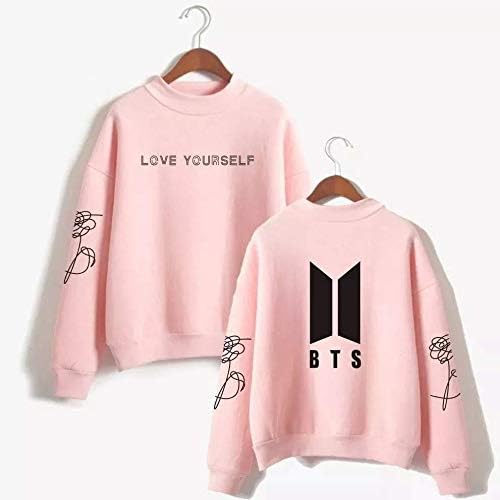 Moletom bts love cheap yourself rosa