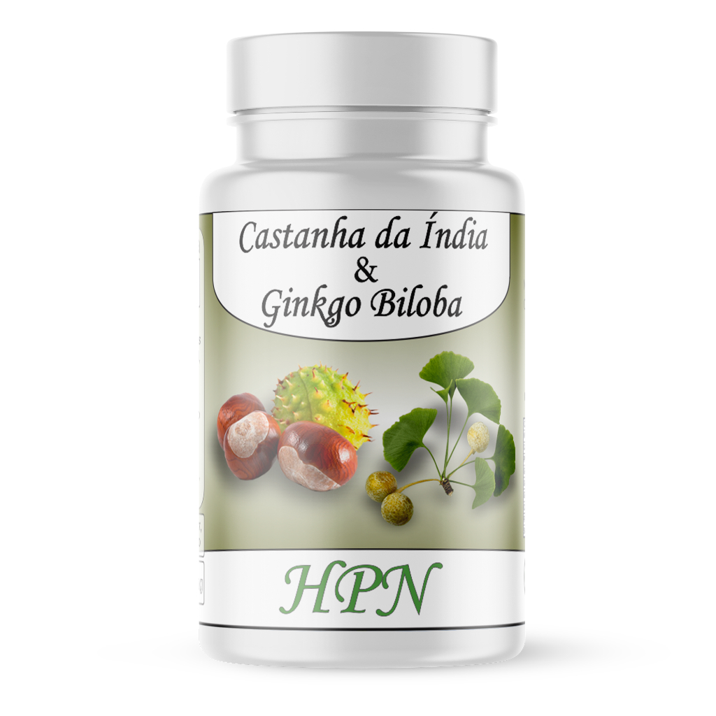 Castanha da índia e Ginkgo biloba suplemento 60 cápsulas/500mg | Shopee ...