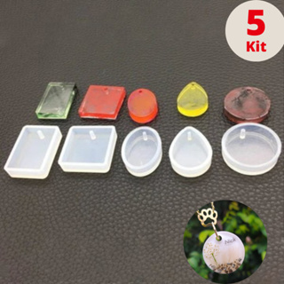 Kit 6 Moldes de Silicone Mini Peças Xadrez