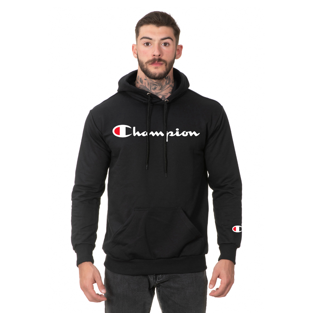 Moletom Masculino Algodão Blusa de Frio Canguru Champion