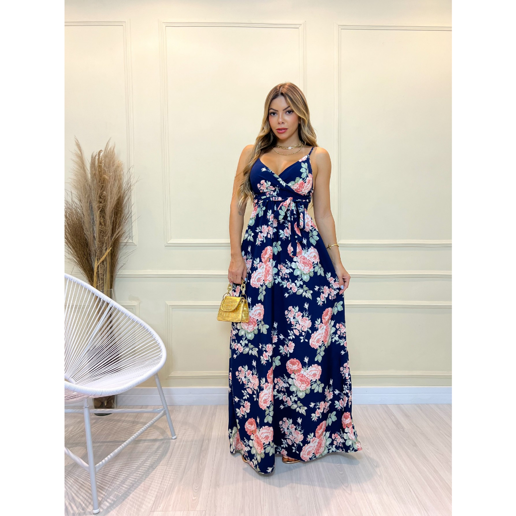 Vestido clearance floral alcinha