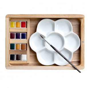 Assiette à dorer - Lefranc & Bourgeois - ROUGE - Charrier
