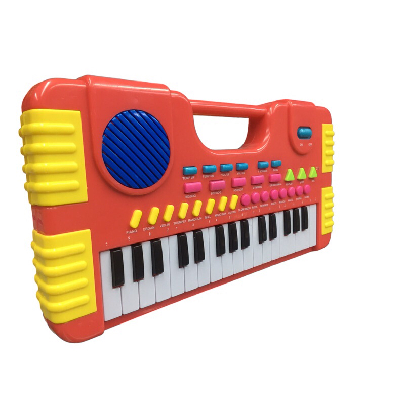 Teclado Piano Musical Center Infantil Vermelho 31 Teclas