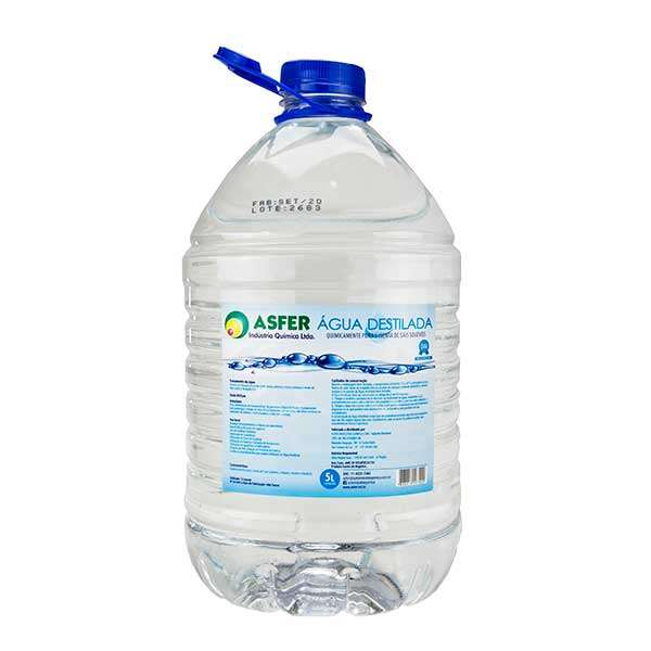 Agua destilada 5L - Asfer