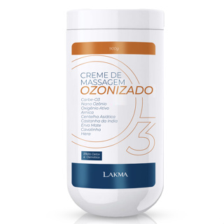 Lakma Creme de Massagem Ozonizado Premium Drenagem e Modeladora 900g