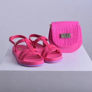 Sandália + Bolsa Infantil Menina BLogueirinha