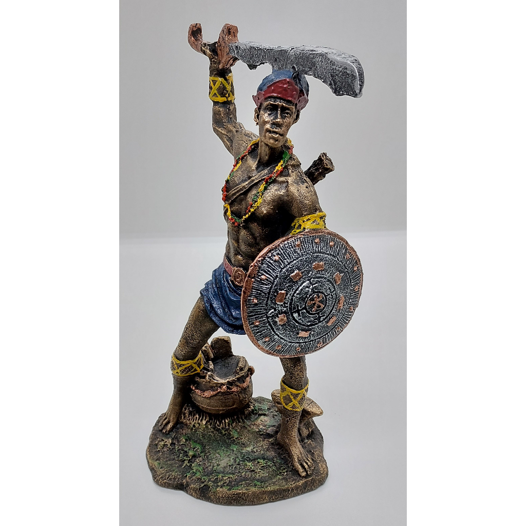 Orixá Guerreiro Ogum Estatueta Resina