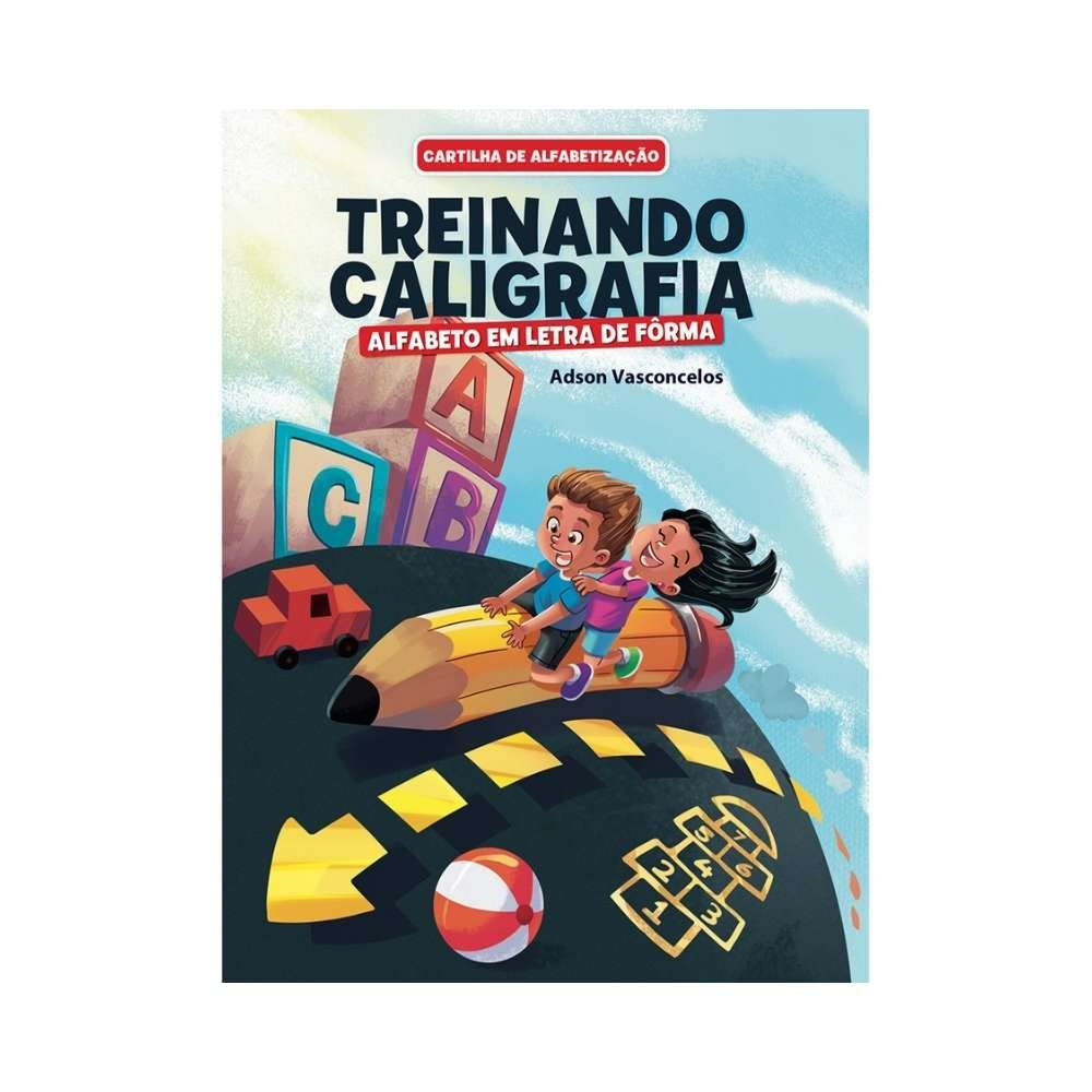 Livro Treinando Caligrafia Alfabeto Em Letra De Forma Shopee Brasil