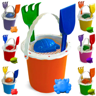 Kit 10 Brinquedo De Praia Infantil Baldinho Aniversário
