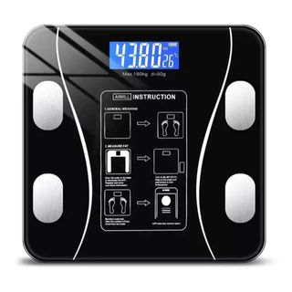 Balança Bioimpedancia Digital Bluetooth  Corporal até 180kg Resultado Pelo Celular em Oferta na Shopee