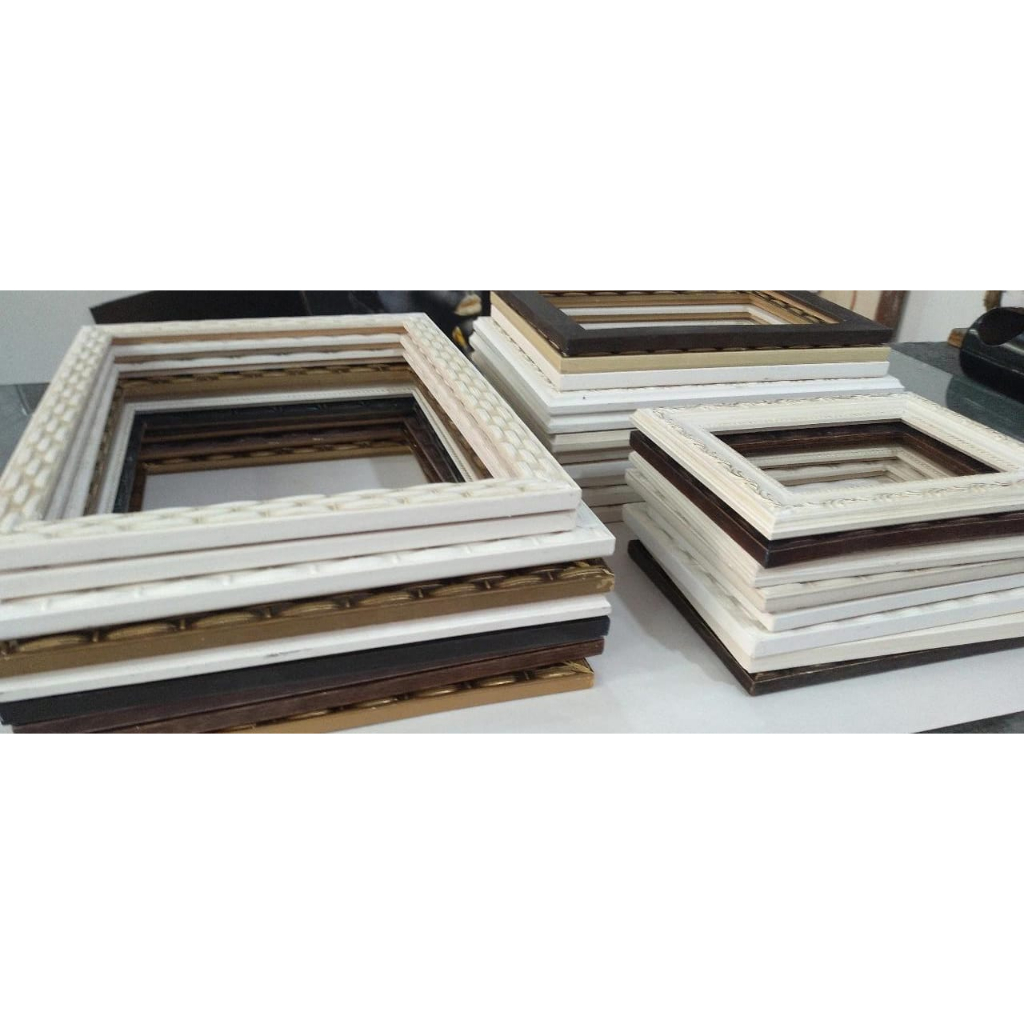 30 Molduras 10- 20x30 + 10 -15x21 + 10 -10x15 Só O Aro Moldura P/ Tela Quadro