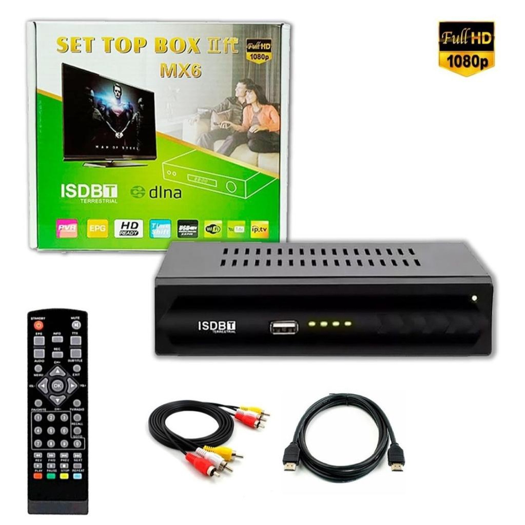 Conversor tv digital Set Top Box 4k Shopee Brasil
