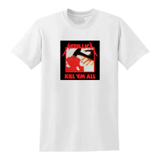 Camiseta Metallica Banda de Rock Master Of Puppets Kill Em All Ride the Lightning