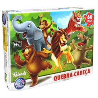 Kit 6 Quebra-cabeça Infantil Para Presente 60 Peças