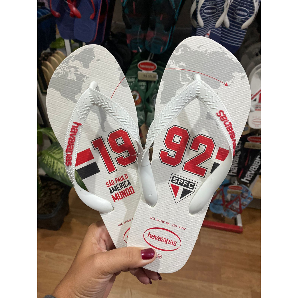 Chinelo Havaianas Time São Paulo