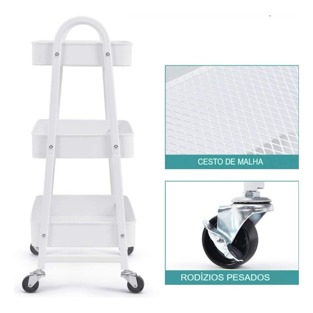organizador com rodinhas