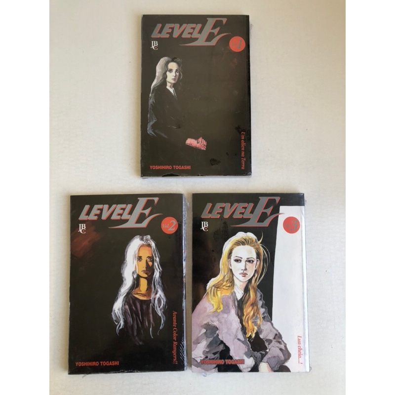 Level E - Yoshihiro Togashi - Coleção Completa de Mangás em 3 volumes