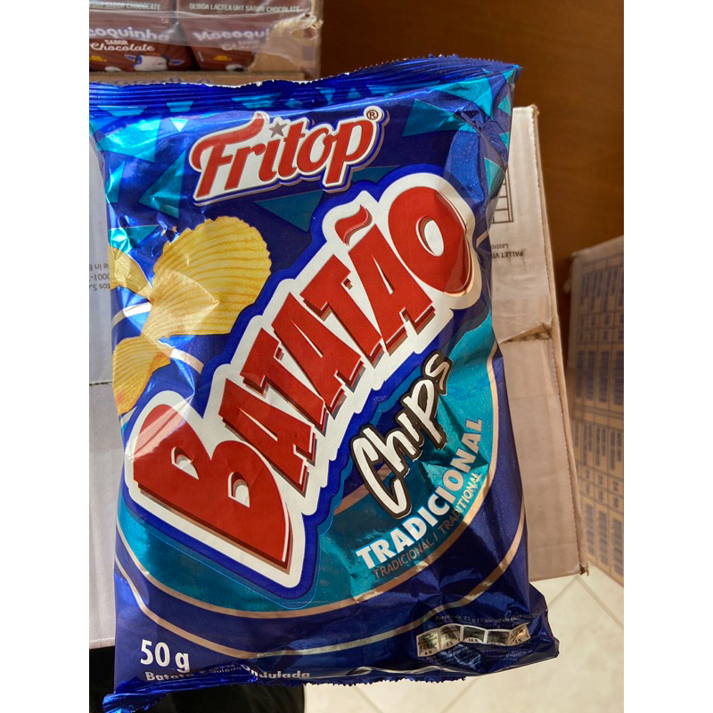 Batata chips Fritop cx com 24un 50g (original)